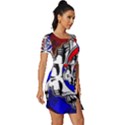 The Grateful Dead Fitted Knot Split End Bodycon Dress View3