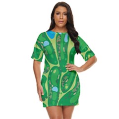 Golf Course Par Golf Course Green Just Threw It On Dress by Cowasu