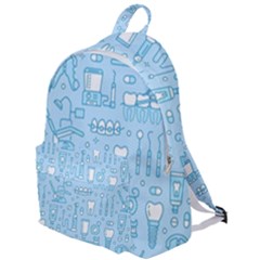 Dentist Blue Seamless Pattern The Plain Backpack by Bedest