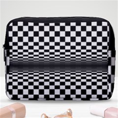 Art-optical-black-white-contrast Make Up Pouch (large) by Bedest