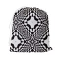 Tile-repeating-pattern-texture Drawstring Pouch (2XL) View2