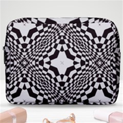 Tile-repeating-pattern-texture Make Up Pouch (large) by Bedest