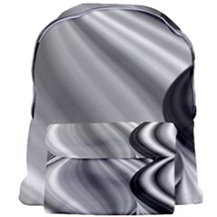 Waves-black-and-white-modern Giant Full Print Backpack by Bedest