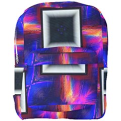 Box-abstract-frame-square Full Print Backpack by Bedest