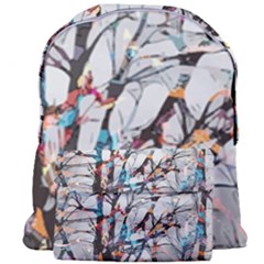 Forest-abstract-artwork-colorful Giant Full Print Backpack by Bedest