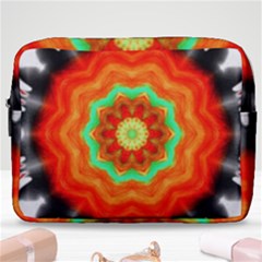 Abstract-kaleidoscope-colored Make Up Pouch (large) by Bedest
