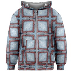 Pattern-cross-geometric-shape Kids  Zipper Hoodie Without Drawstring by Bedest
