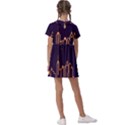 Skyscraper Town Urban Towers Kids  Asymmetric Collar Dress View2