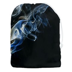 Smoke-flame-dynamic-wave-motion Drawstring Pouch (3xl) by Cowasu