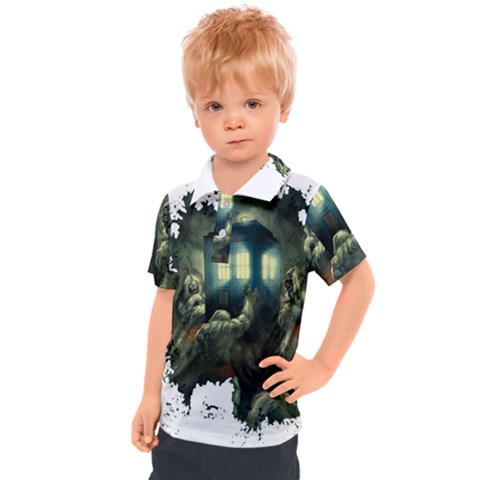 Time Machine Doctor Who Kids  Polo T-shirt by Cowasu
