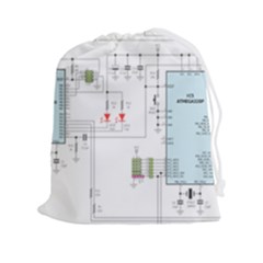 Circuits-electronics-atmel Drawstring Pouch (2xl) by Cowasu