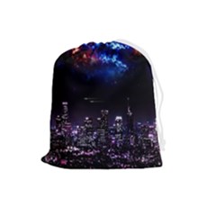 Science-fiction-sci-fi-forward Drawstring Pouch (large) by Cowasu