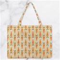 Patter-carrot-pattern-carrot-print Zipper Medium Tote Bag View1