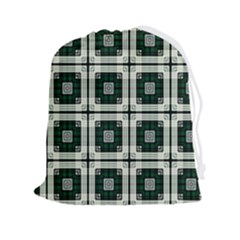 Pattern-design-texture-fashion Drawstring Pouch (2xl) by Cowasu