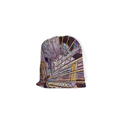 Abstract-drawing-design-modern Drawstring Pouch (xs) by Cowasu