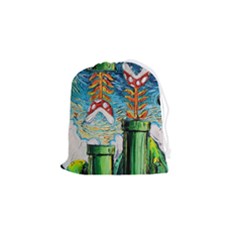 Game Starry Night Doctor Who Van Gogh Parody Drawstring Pouch (small) by Sarkoni