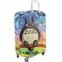 Cartoon Starry Night Art Van Gogh Parody Luggage Cover (Large) View2