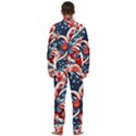 America pattern Men s Long Sleeve Velvet Pocket Pajamas Set View4