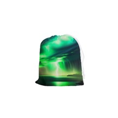 Lake Storm Neon Drawstring Pouch (xs) by Bangk1t