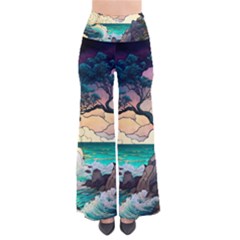 Tree Wave Ocean So Vintage Palazzo Pants by Bangk1t