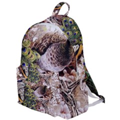 Japanese Painting Flower Peacock The Plain Backpack by Bedest