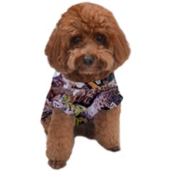 Japanese Painting Flower Peacock Dog T-shirt by Bedest