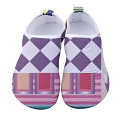 Abstract Shapes Colors Gradient Men s Sock-style Water Shoes by Ravend