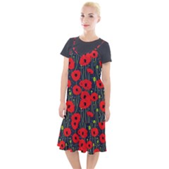 Background Poppies Flowers Seamless Ornamental Camis Fishtail Dress by Ravend