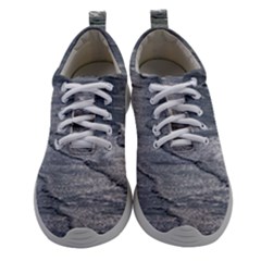 Atlantic Ocean Aerial View, Tierra Del Fuego, Argentina Women Athletic Shoes by dflcprintsclothing