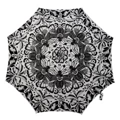 Moth Hook Handle Umbrellas (small) by Valentinaart
