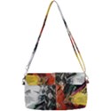 Left And Right Brain Illustration Splitting Abstract Anatomy Removable Strap Clutch Bag View2