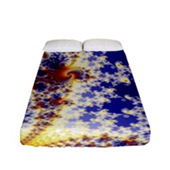 Psychedelic Colorful Abstract Trippy Fractal Mandelbrot Set Fitted Sheet (full/ Double Size) by Bedest