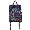 Psychedelic Colorful Abstract Trippy Fractal Buckle Everyday Backpack View3
