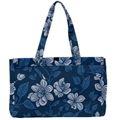 Pattern Flower Nature Canvas Work Bag by Bedest