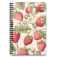 Strawberry Fruit 5 5  X 8 5  Notebook by Bedest