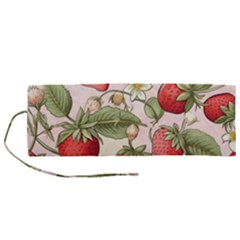 Strawberry Fruit Roll Up Canvas Pencil Holder (m) by Bedest