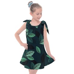 Foliage Kids  Tie Up Tunic Dress by HermanTelo