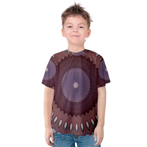 Art Pattern Design Kids  Cotton T-shirt by Proyonanggan