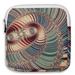 Fractal Strange Unknown Abstract Mini Square Pouch by Proyonanggan