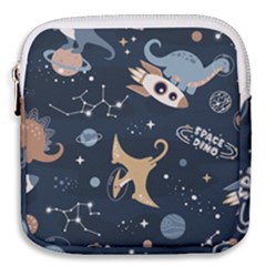 Space Theme Art Pattern Design Wallpaper Mini Square Pouch by Proyonanggan