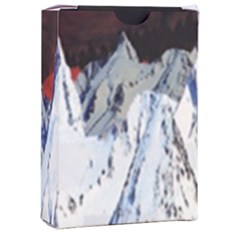 Abstract Painting Cold Temperature Snow Nature Playing Cards Single Design (rectangle) With Custom Box by Grandong