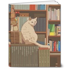 Library Aesthetic 8  X 10  Hardcover Notebook by Sarkoni