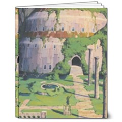 Painting Scenery 8  X 10  Hardcover Notebook by Sarkoni