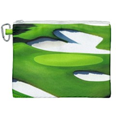 Golf Course Par Green Canvas Cosmetic Bag (xxl) by Sarkoni