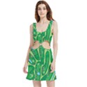 Golf Course Par Golf Course Green Velour Cutout Dress View1