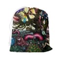 Psychedelic Funky Trippy Drawstring Pouch (2XL) View2