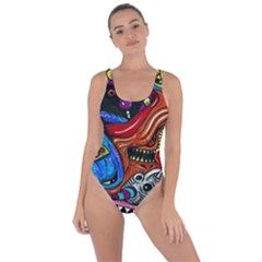 Psychedelic Trippy Hippie  Weird Art Bring Sexy Back Swimsuit by Sarkoni
