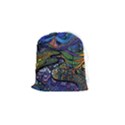 Psychedelic Landscape Drawstring Pouch (Small) View1