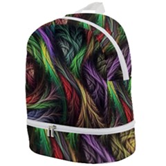 Abstract Psychedelic Zip Bottom Backpack by Sarkoni
