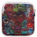 Somewhere Near Oblivion Nightmares Acid Colors Psychedelic Mini Square Pouch View2
